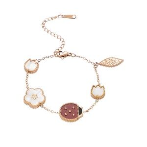 Ladybug Charm Bracelet